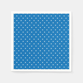 Seamless blue background polka dot pattern  serviette
