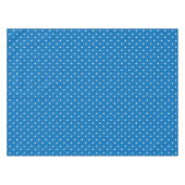 Seamless blue background polka dot pattern  tischdecke (Vorderseite (Horizontal))
