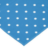 Seamless blue background polka dot pattern  tischdecke (Schrägansicht)