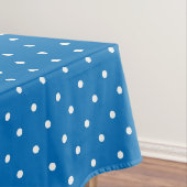 Seamless blue background polka dot pattern  tischdecke (Beispiel)