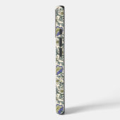 Seamless blue, yellow, and white floral pattern  Case-Mate iPhone hülle (Rückseite / Links)