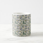 Seamless blue, yellow, and white floral pattern  kaffeetasse (Mittel)