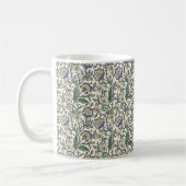 Seamless blue, yellow, and white floral pattern  kaffeetasse (Links)