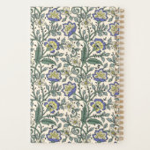 Seamless blue, yellow, and white floral pattern  planer (Rückseite)
