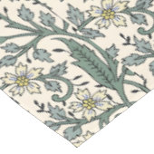 Seamless blue, yellow, and white floral pattern  tischdecke (Schrägansicht)