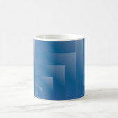 Seamless Blueberry Gradient Kaffeetasse (Mittel)