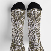 Seamless Botanical Bottom Lands Camo Socken (Oben)