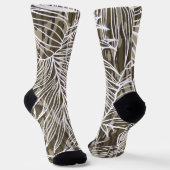 Seamless Botanical Bottom Lands Camo Socken (Gewinkelt)