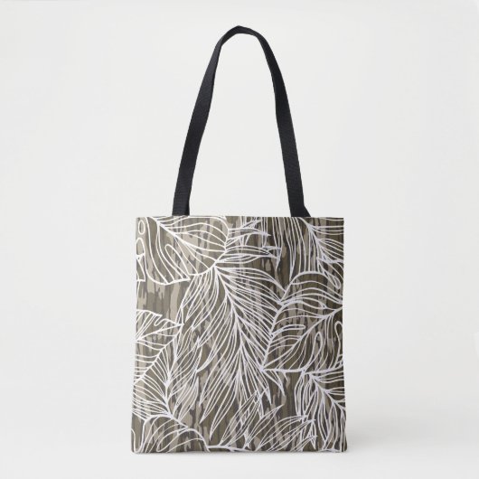 Seamless Botanical Bottom Lands Camo Tasche (Vorderseite)