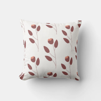 seamless botanical  simple pattern with flowers kissen