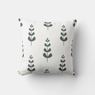 seamless botanical  simple pattern  with plants in kissen