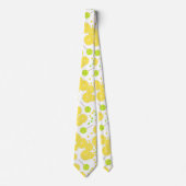 Seamless bright lemon slices candy lollipops sweet krawatte (Vorderseite)