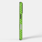 Seamless  bright lime polka dot pattern  Case-Mate iPhone hülle (Rückseite / Rechts)