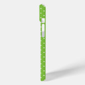 Seamless  bright lime polka dot pattern  Case-Mate iPhone hülle (Rückseite / Links)