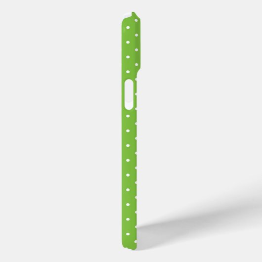 Seamless  bright lime polka dot pattern  Case-Mate iPhone hülle (Rückseite / Rechts)