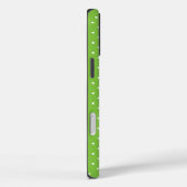 Seamless  bright lime polka dot pattern  Case-Mate iPhone hülle (Rückseite / Rechts)