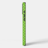 Seamless  bright lime polka dot pattern  Case-Mate iPhone hülle (Rückseite / Links)