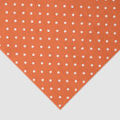 Seamless  bright orange background polka dot seidenpapier (Ausschnitt)