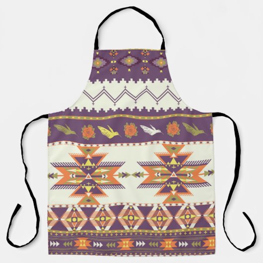 Seamless colorful aztec pattern schürze (Vorderseite)