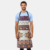 Seamless colorful aztec pattern schürze (Getragen)