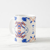 seamless colorful hipster pattern with geometric kaffeetasse (Vorderseite Links)