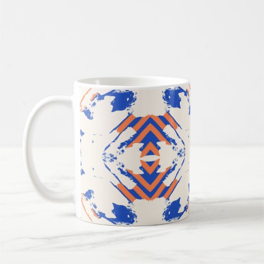 seamless colorful hipster pattern with geometric kaffeetasse (Links)