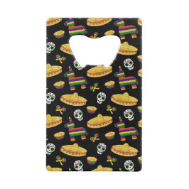 Seamless Colorful Mexican Vibe Geldbeutel Flaschenöffner