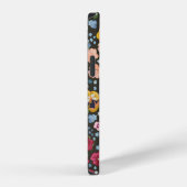 Seamless decorative elegant pattern with cute flow iPhone hülle (Rechte Seite)