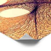 Seamless Electric Abstract Schematic Wallpaper Poster (Ecke)