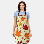 Seamless Fall Foliage Design Schürze (Getragen)