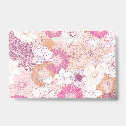 Seamless Floral  Ausweis (Front)