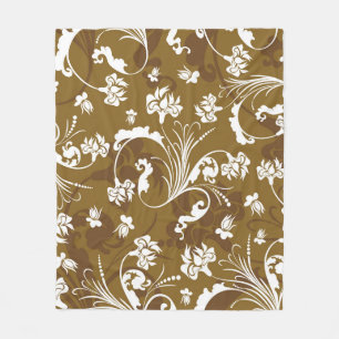 Seamless floral pattern. abstract,art,background,b fleecedecke