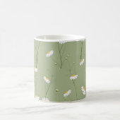Seamless floral pattern background with cosmos flo kaffeetasse (Mittel)