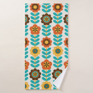 seamless floral pattern design. Vintage illustrati Badehandtuch