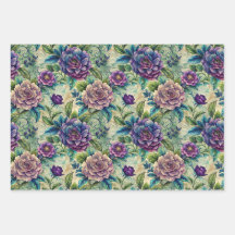 Seamless Floral Pattern Furniture Decoupage