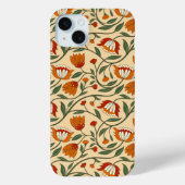 Seamless floral pattern in beige background Case-Mate iPhone hülle (Rückseite)