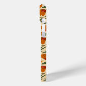 Seamless floral pattern in beige background Case-Mate iPhone hülle (Rückseite / Links)