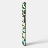Seamless floral pattern on beige background Case-Mate iPhone hülle (Rückseite / Links)