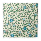 Seamless floral pattern on beige background fliese (Vorderseite)