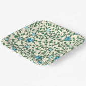Seamless floral pattern on beige background pappteller (Gewinkelt)