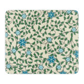 Seamless floral pattern on beige background schneidebrett (Vorderseite)