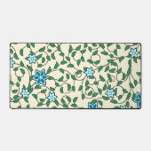 Seamless floral pattern on beige background schreibtischunterlage (Vorderseite)