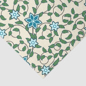 Seamless floral pattern on beige background seidenpapier (Ausschnitt)