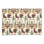 Seamless floral pattern with red and yellow  kissenbezug (Vorderseite-Rechts)