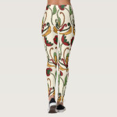 Seamless floral pattern with red and yellow  leggings (Rückseite)