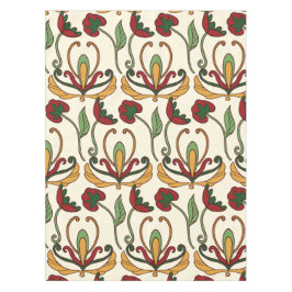 Seamless floral pattern with red and yellow  tischdecke