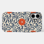 Seamless floral pattern with vibrant orange flower Case-Mate iPhone hülle (Rückseite (Horizontal))