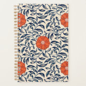 Seamless floral pattern with vibrant orange flower planer (Vorderseite)