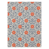 Seamless floral pattern with vibrant orange flower tischdecke (Vorderseite)