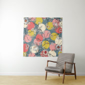 Seamless flower pattern on backgroundfloral, patte wandteppich (Beispiel (Horizontal))